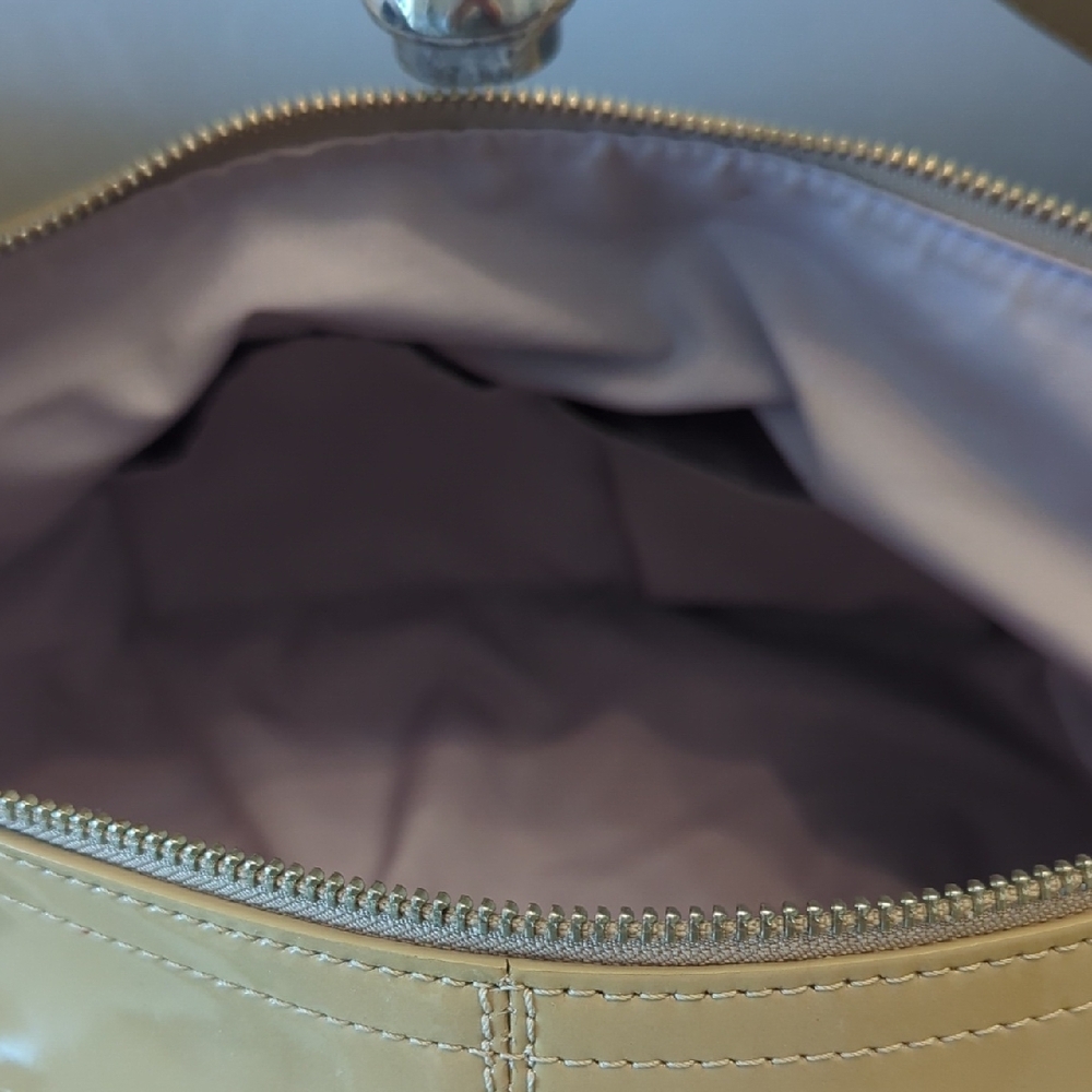 Coach Beige and Brown Signature Shoulder Bag - Picture 6 of 11